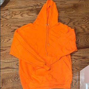Orange hoodie